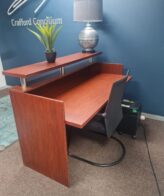 Mahogany Reception Unit 1600mm x 750mm