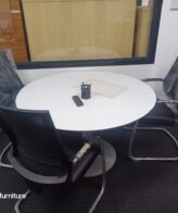 18a07279 0044 4f77 99c7 999e99eab995 Conference table 1200mm (White) - Conference table 1200mm