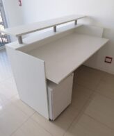 Alfa Reception Unit White 1600mm x 700mm