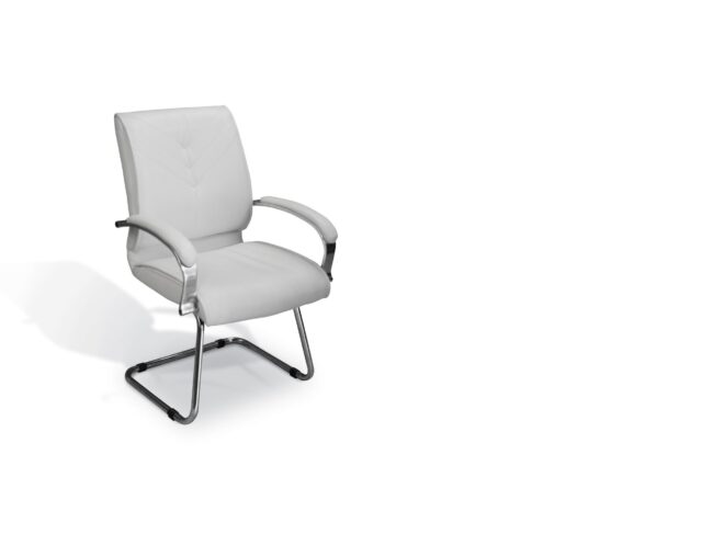 Stetson White Visitor Chairs