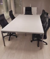 Evolution White Boardroom Table 2700mm x 1500mm