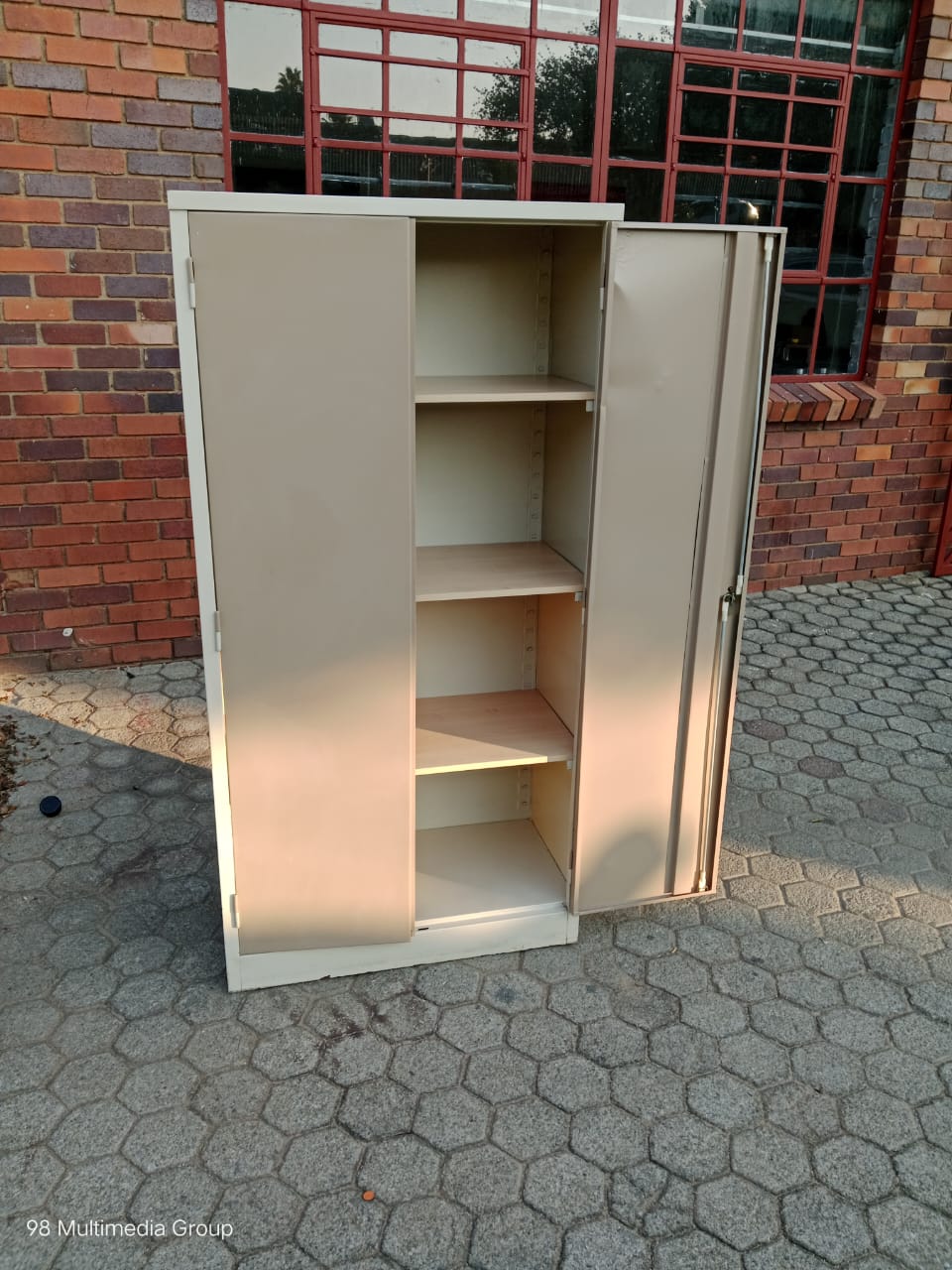 Stationary Steel Filing Cabinet 1800mm x 900mm 5 Stationary Steel Filing Cabinet 1800mm x 900mm - Image 3