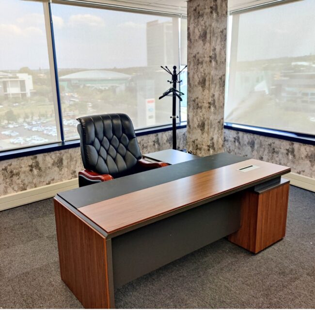 Azania Executive Desk With Pedenza 2000mm x 1700mm