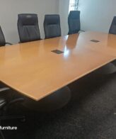 DSV Oak Veneer Boardroom Table 6300mm x 1600mm