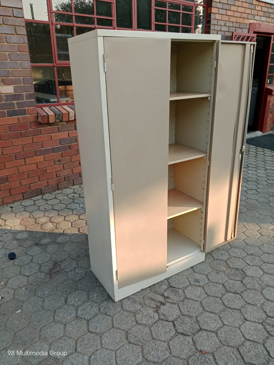 Stationary Steel Filing Cabinet 1800mm x 900mm 3 Stationary Steel Filing Cabinet 1800mm x 900mm