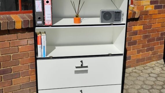 White Bookcase 1450mmH x 1000mm x 450mmD