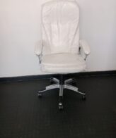 51-H White High Back Chair