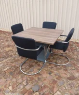 Squire Boardroom Table 1100mm x 1100mm