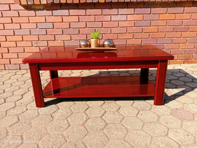 Mahogany Coffee Table 1200mm x 600mm x 460mm - Image 2