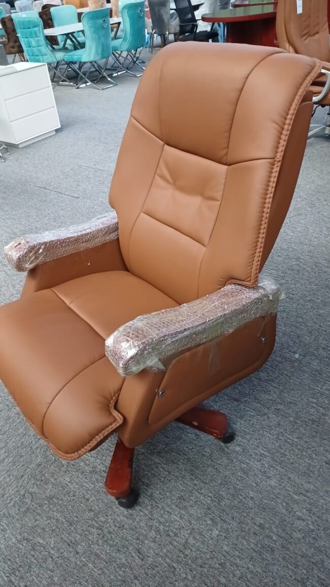 8038-Brown Executive Leather Chairs