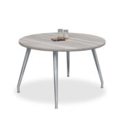 1200mm Conference Table, Curved Steel Legs