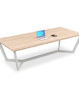 BRT020 400x400 1 Montana Boardroom Table 2400 x 1200mm - Rectangular Boardroom Table in Various Melamine Colours with Steel Integrated Frame. Boardroom Table Sizes: :2100×1200 – 6 Seater
:2400×1200 – 6 Seater
:2700×1200 – 8 Seater