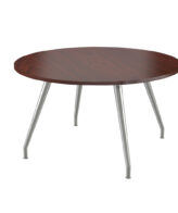 1200mm Conference Table, Curved Steel Legs