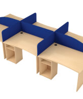 Call Network Cubicle 6 Seater 4200mmL x 1500mm