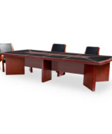 HX10 35 2 1010x1010 1 Arcadian Presidential Boardroom Table 3500mm x 1500mm x 760mmH - Lead with authority and inspire collaboration around the Island Office Furniture – Arcadian Presidential Boardroom Table. Designed for decision-makers and high-level thinkers, this commanding table brings together sophistication and power in one executive centerpiece.