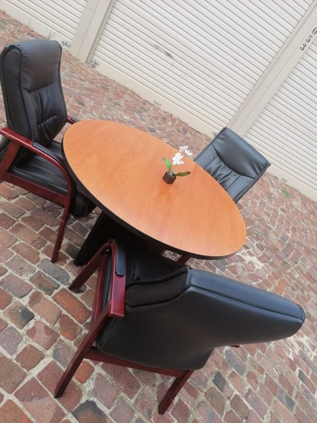 Cherry conference table 1200mm - Image 3