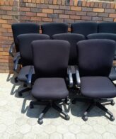 Texas Range Black Chairs QUALITY USED