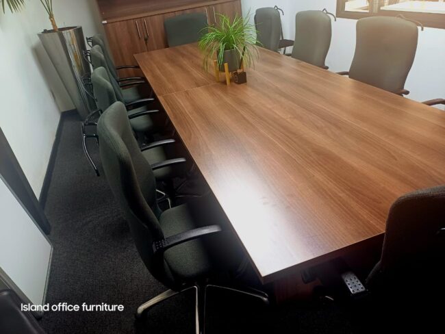 American Walnut Boardroom Table 3600 x 1200 - Image 2
