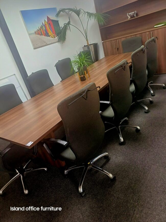 American Walnut Boardroom Table 3600 x 1200 - Image 4