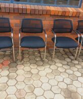 fd8cccb4 41df 4af6 bceb e5f3477f606c Dauphin Mesh Visitor Chairs - Dauphin mesh visitor chairs, with chrome frame