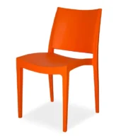 libby heavy duty chair orange Libby – Heavy Duty Chair - The Libby heavy duty chair is extra strong for weights up to 180kg and is stackable The Libby chair is available in 6 different moulded polypropylene colours