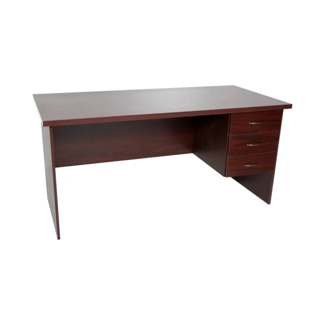 Island Shell Desk With Drawers 1600mm x 750mm/32mm Top,16mm Legs - Image 2