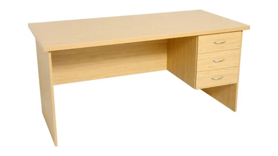 Island Shell Desk With Drawers 1600mm x 750mm/32mm Top,16mm Legs