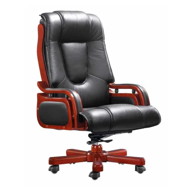Everest Executive Office Chair Genuine Leather Upper