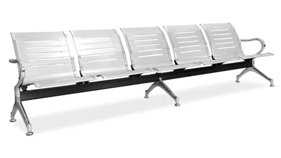 Airport Bench 5 Seater 2960mm x 670mm x 780mm